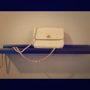 Bally quilted turnlock mini bag